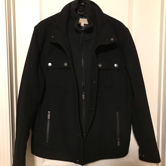 Michael Kors Wool Black Jacket, size Medium - Picture 9 of 15